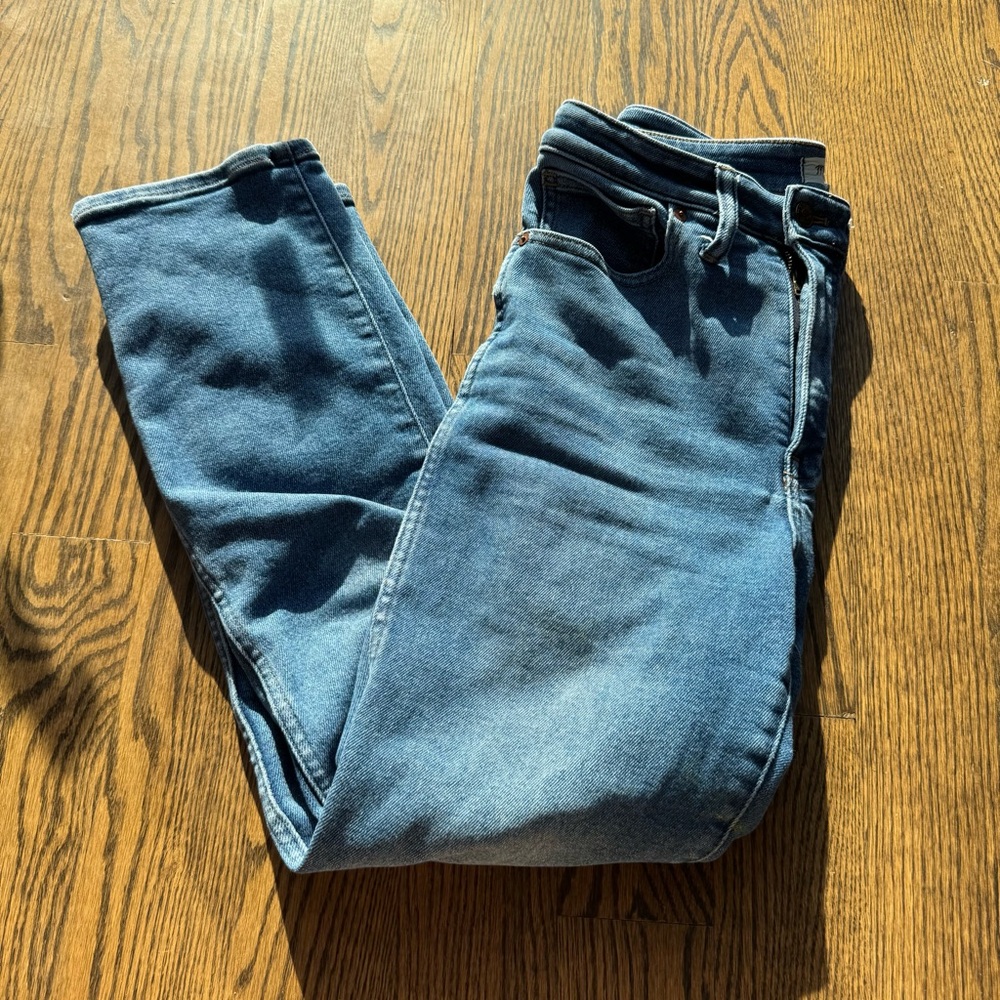 Madewell Curvy Stovepipe Jeans in Leaside Wash